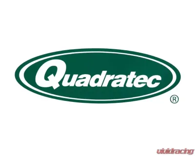 Quadratec 3x9" Oval Logo Vinyl Decals Green - 90017 104